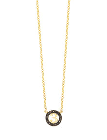  Mini Circle Block Letter Initial | Kacey K Jewelry.