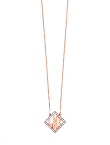  Block Letter Diamond Shape Monogram Small | Kacey K Jewelry.