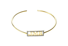  Block Letter Horizontal Initial Cuff | Kacey K Jewelry.