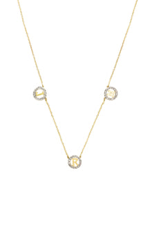  Block Letters Circle Necklace | Kacey K Jewelry.