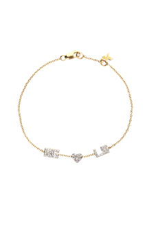  Block Letter Initials plus Heart | Kacey K Jewelry.