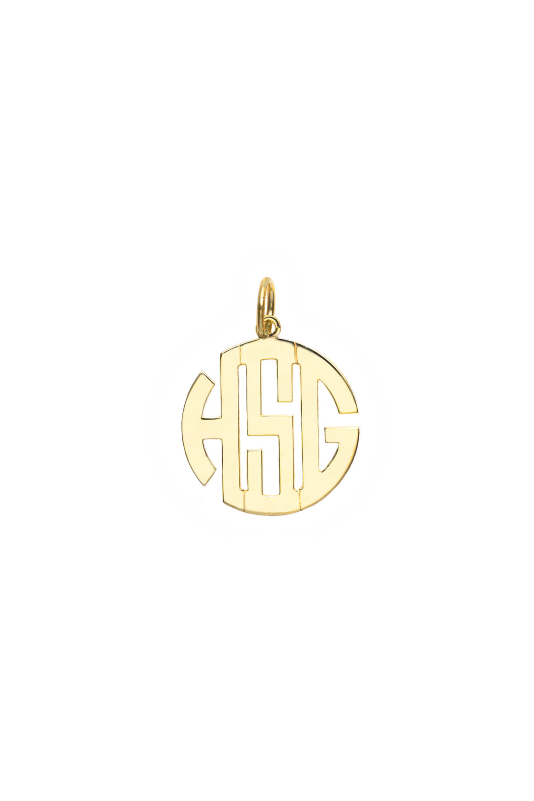 Block Letter Monogram Charm | Kacey K Jewelry.