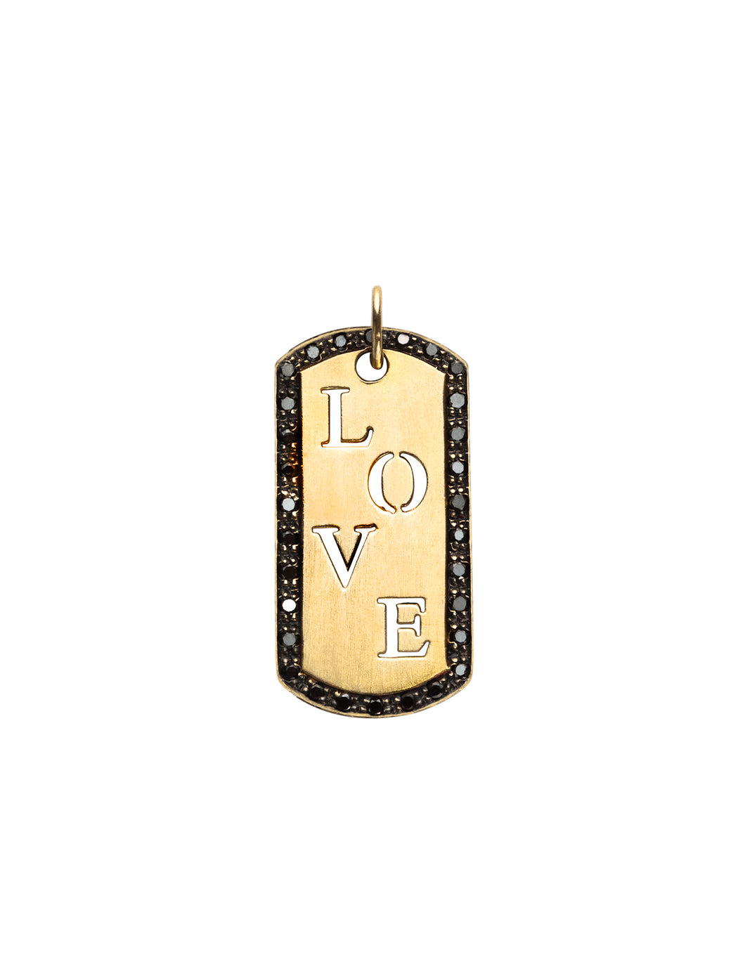 Love Punch Out Dog Tag Charm | Kacey K Jewelry.