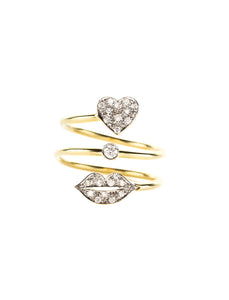 Lips & Heart | Kacey K Jewelry.