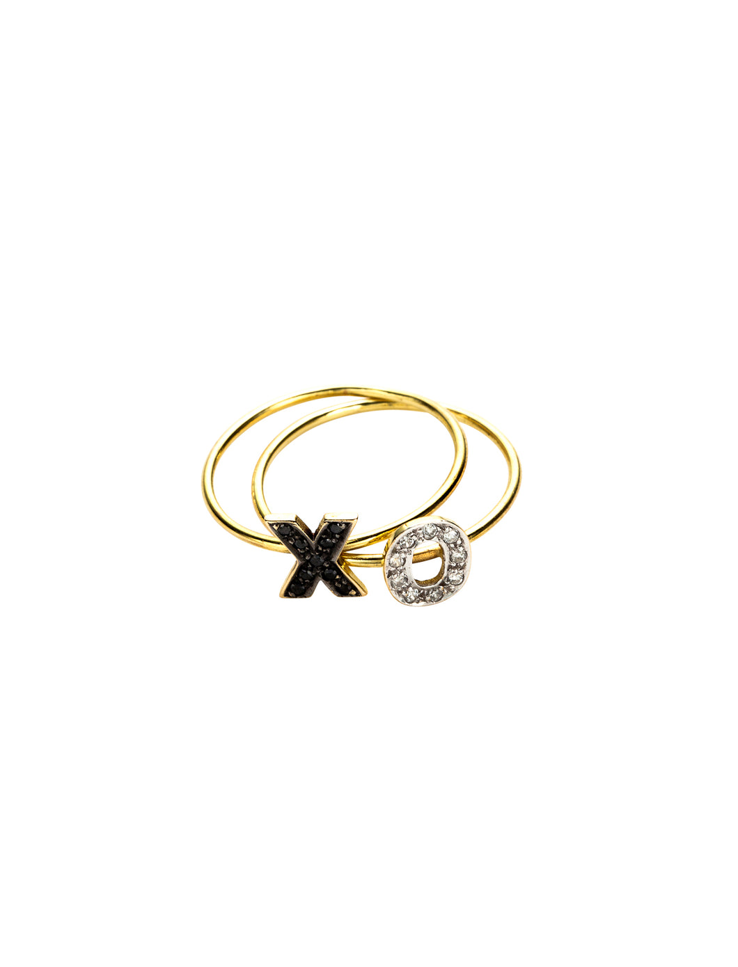 XO Stacked Rings | Kacey K Jewelry.