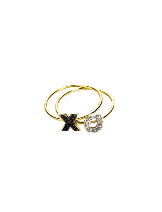 XO Stacked Rings | Kacey K Jewelry.