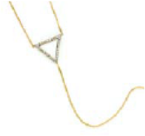 Triangle Lariat | Kacey K Jewelry.