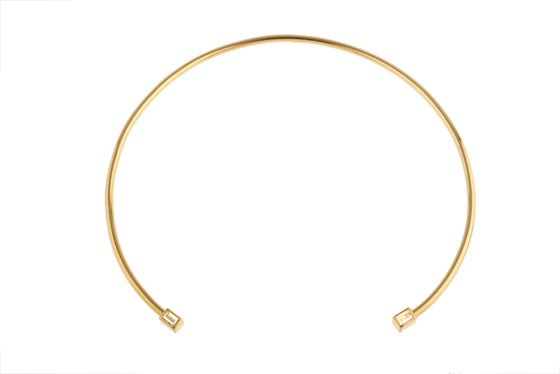 Bezel Rectangle Choker | Kacey K Jewelry.