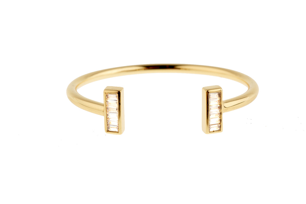 Baguette Bar Cuff | Kacey K Jewelry.