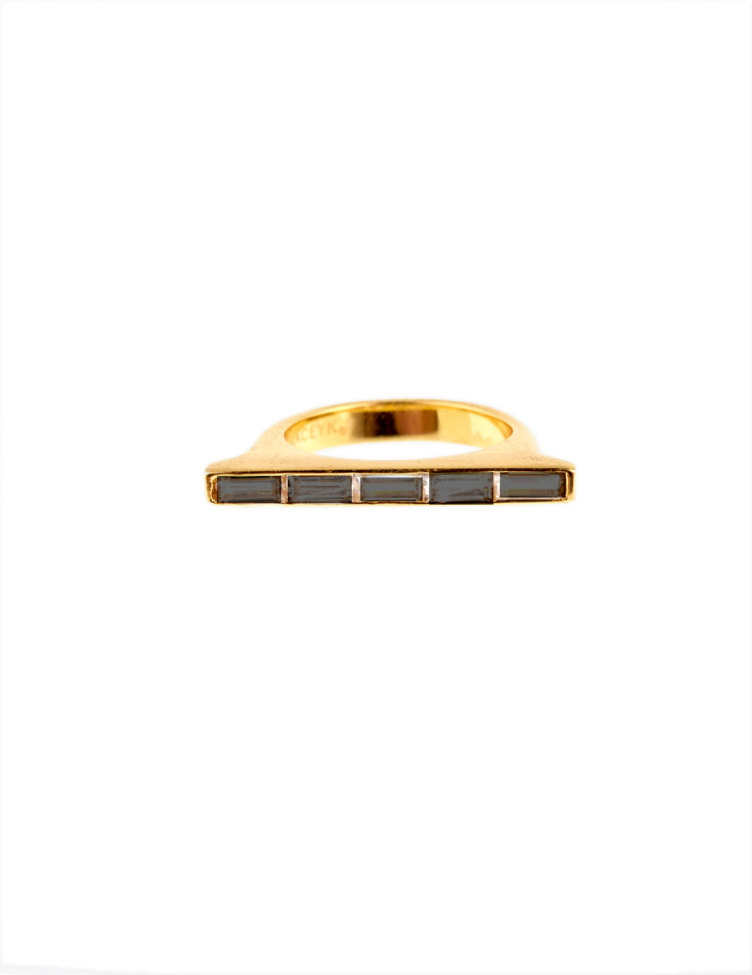 Rectangle Bezel Ring | Kacey K Jewelry.