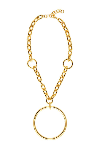 3 Ring Chain Necklace | Kacey K Jewelry.