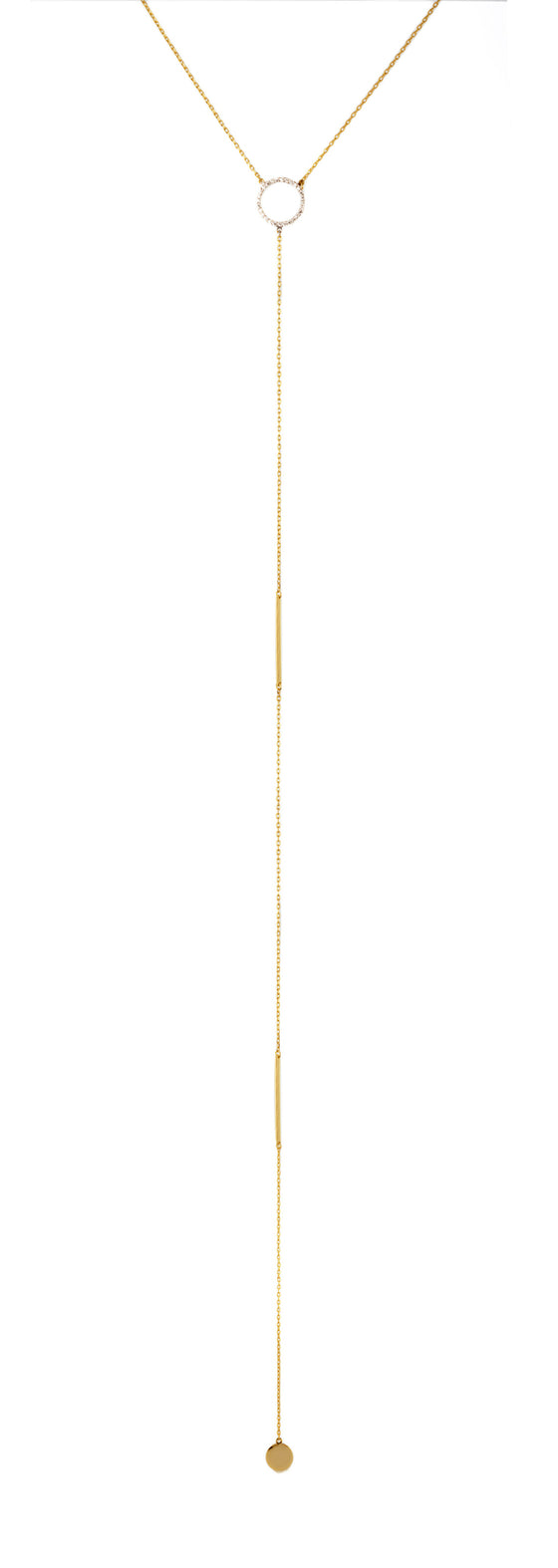 Circle Lariat | Kacey K Jewelry.