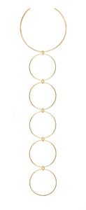 5 Circle Charm Choker | Kacey K Jewelry.