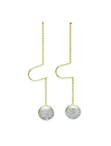 Circle Half Earrings | Kacey K Jewelry.