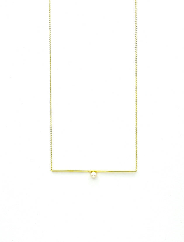 Polished Gold Bar & Ball | Kacey K Jewelry.