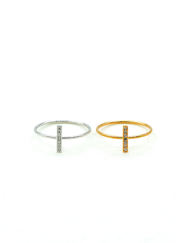 Bar Rings (set of 2) | Kacey K Jewelry.