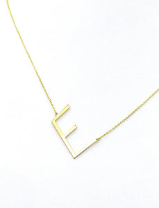 Angled Initial Necklace | Kacey K Jewelry.