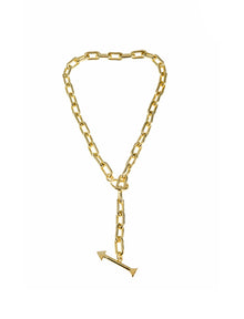  18" Heavy Link Toggle Necklace | Kacey K Jewelry.