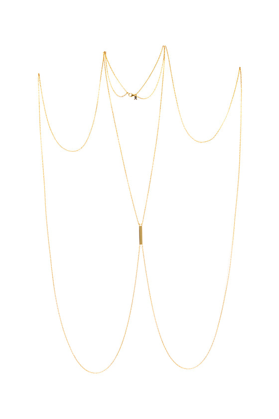 Center Bar Body Chain | Kacey K Jewelry.