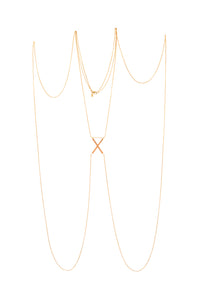 Center X Body Chain | Kacey K Jewelry.