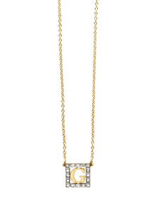  Mini Square Shape Block Letter Initial | Kacey K Jewelry.