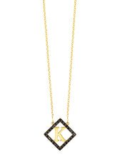 Load image into Gallery viewer, Diamond Shape Block Letter Initial | Kacey K Jewelry.