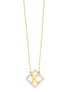 Diamond Shape Block Letter Initial | Kacey K Jewelry.