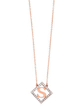 Load image into Gallery viewer, Diamond Shape Block Letter Initial | Kacey K Jewelry.