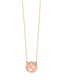 SM Script Circle Shape Monogram | Kacey K Jewelry.