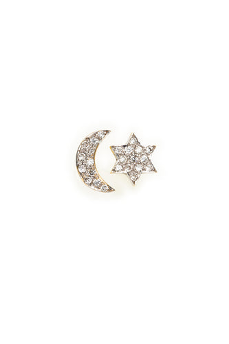 Moon and Star Earrings | Kacey K Jewelry.
