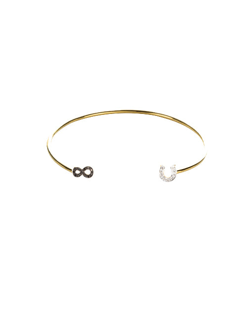 Infinity & Horseshoe Cuff | Kacey K Jewelry.