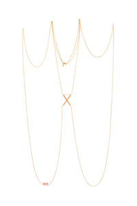 Center X Body Chain | Kacey K Jewelry.